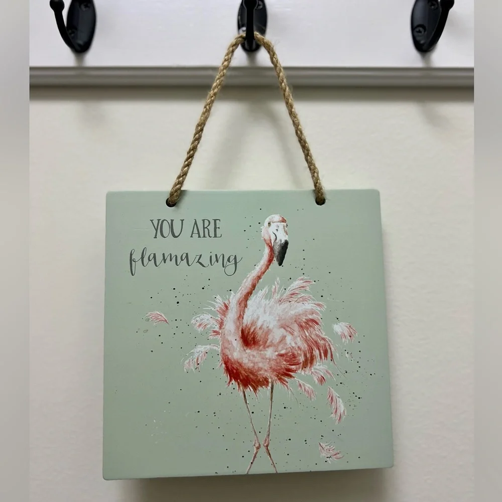 “You are flamazing” home decor sign with cute flamingo. - Picture 2 of 4